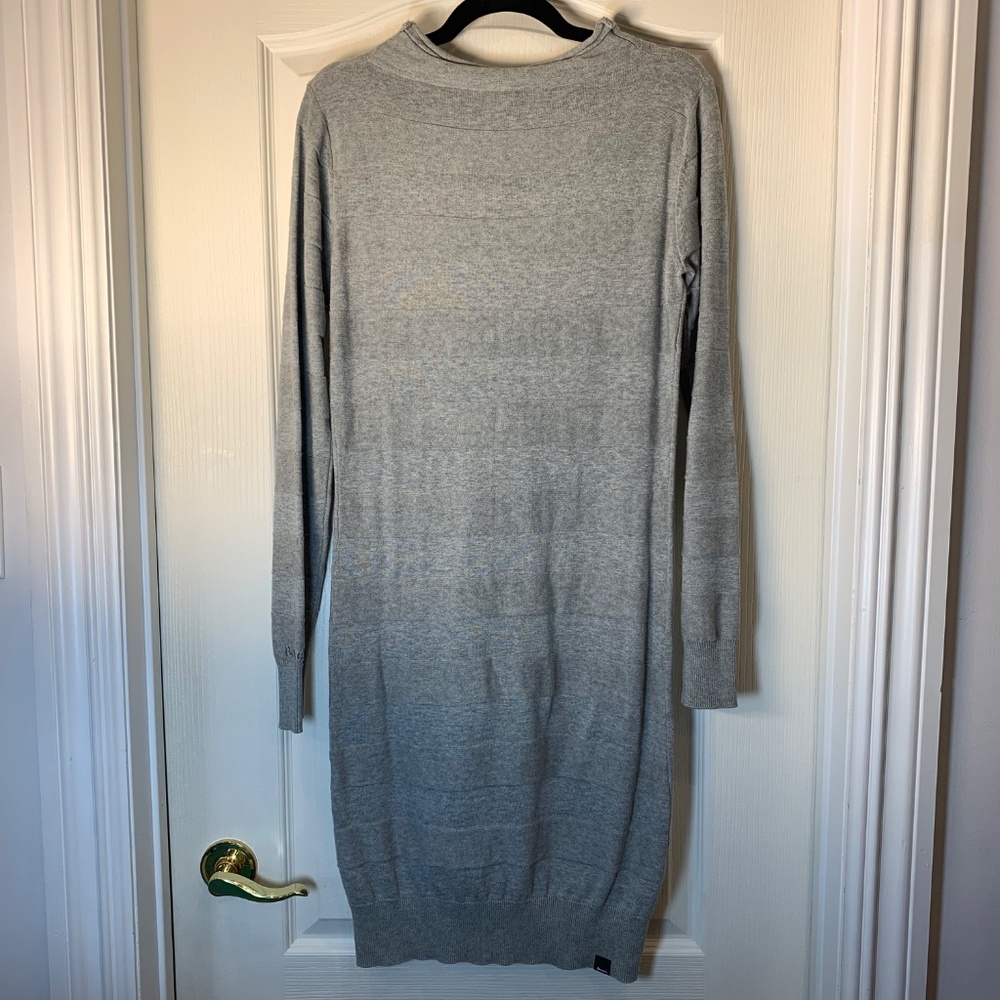 Bench Grey Knit Office Comfort Dress – Soft Cotton Workwear Casual Office - Picture 2 of 7